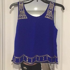 Charlotte Russe blue tank